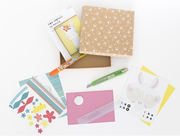 Kit DIY Trophée en Papier Lama – Décoration Murale 3D à Fabriquer Soi-même LA PETITE EPICERIE