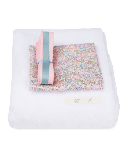 Kit couture cape de bain bébé Zélie – Cape Ourson naissance 0-12 mois Com'1 Idée