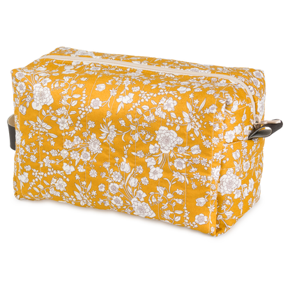 Kit couture trousse de beauté Madeleine – Trousse matelassée Liberty Fabrics Com'1 Idée