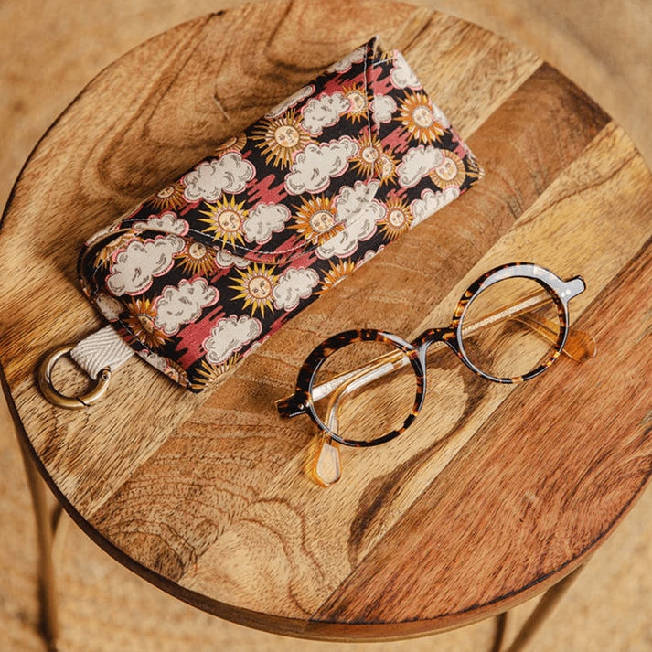 Kit Couture Étui à Lunettes “Calypso” – Étui Liberty Fabrics DIY avec Mousqueton Com'1 Idée