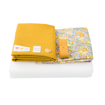 Kit couture gilet berger fille Apolline – Gilet sans manches Liberty enfan Com'1 Idée