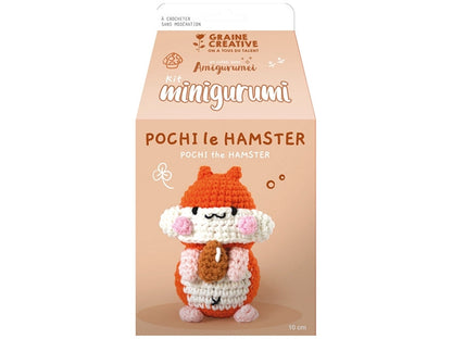 Kit Minigurumi Hamster 10 cm – Kit crochet amigurumi Graine Créative GRAINE CREATIVE