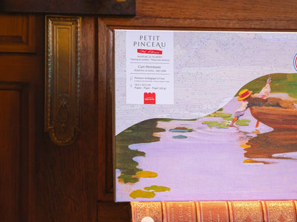 Peinture au Numéro Curt Herrmann – Mädchen im Kahn LA PETITE EPICERIE
