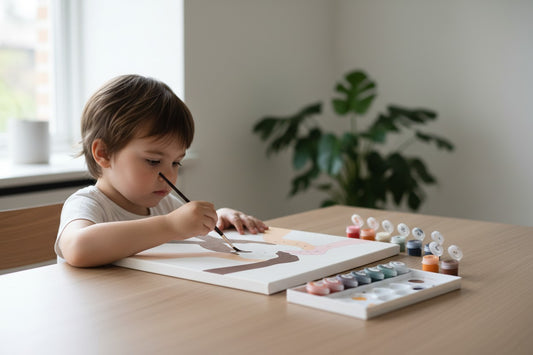 kit peinture par numéros enfant facile à réaliser