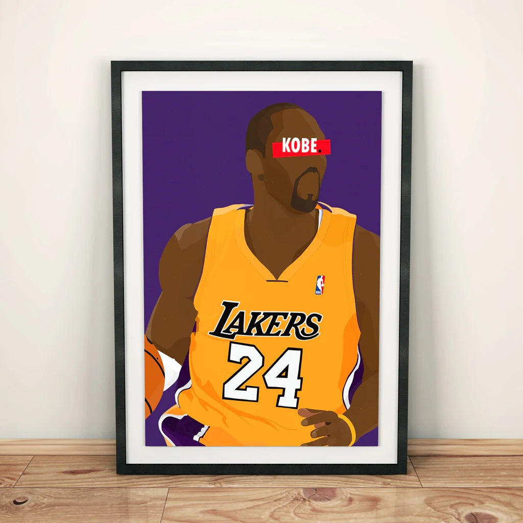 HUGOLOPPI Affiche KOBE BRYANT Hugoloppi