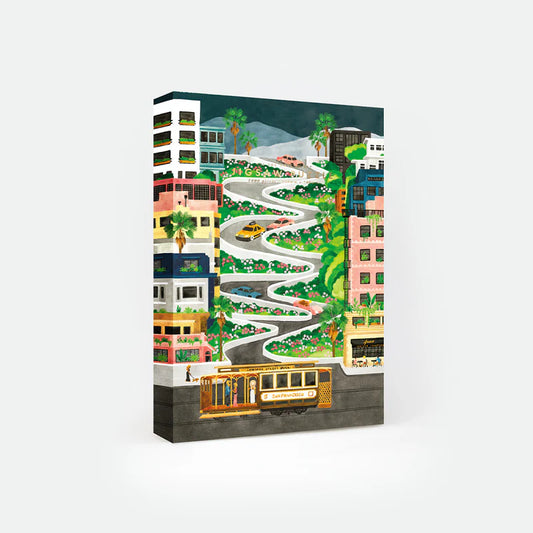 Puzzle 1000 pieces "Lombard Street"