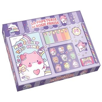 La Papeterie de Rosie Fraise – Coffret Papeterie Kawaii Complet Edition Fleurus