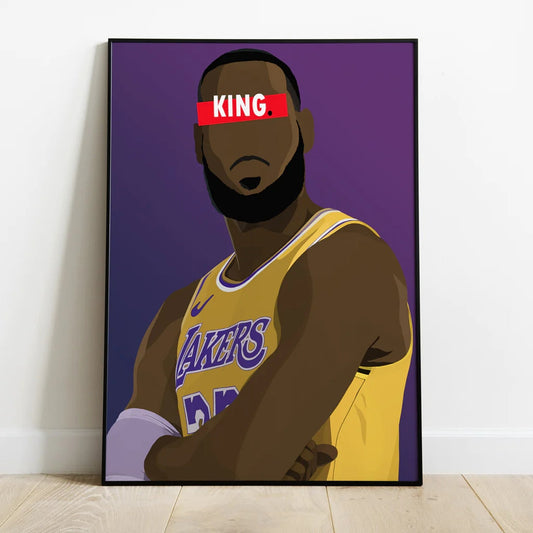 HUGOLOPPI Affiche LEBRON JAMES Hugoloppi