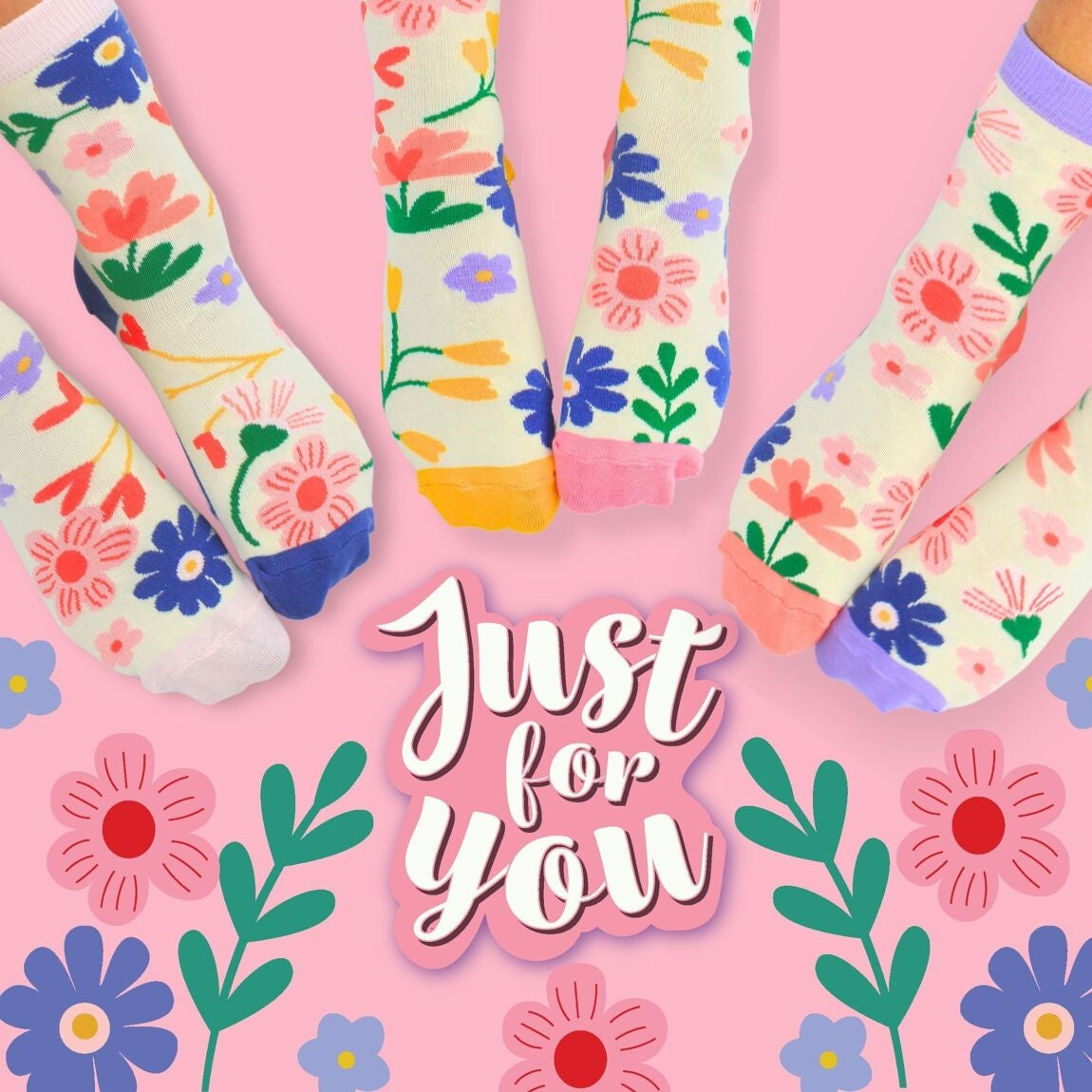 JUSTE POUR VOUS – Coffret 6 Chaussettes Dépareillées | United Oddsocks | Taille 37-42 United Oddsocks