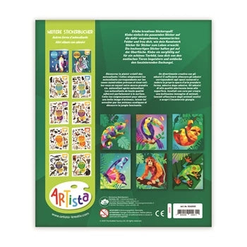 Activité calme et éducative avec autocollants pour enfants