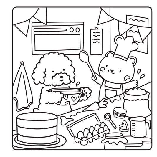 Coffret Les Colos Cocooning – Livre de coloriage et 10 feutres à alcool double-mines Edition Fleurus