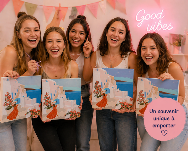Lot peinture par numéros anniversaire ado 6 à 12 kits