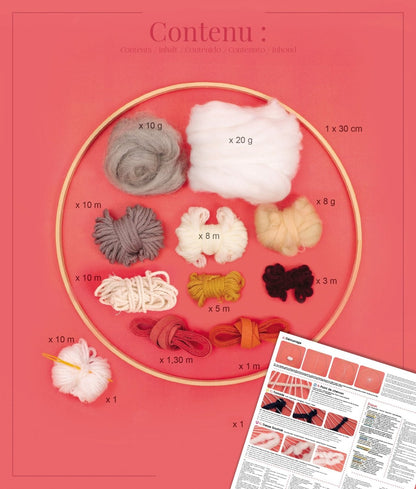 Kit Métier à Tisser Rond Poétique – Tissage Circulaire DIY GRAINE CREATIVE