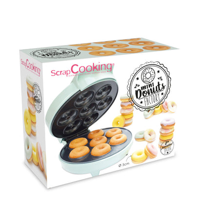 Machine à Donuts – Donuts Factory ScrapCooking® | Appareil 7 donuts moelleux sans friture ScrapCooking