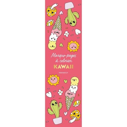 Marque-pages à colorier Kawaii – Activité créative mignonne DIY Editions Marabout