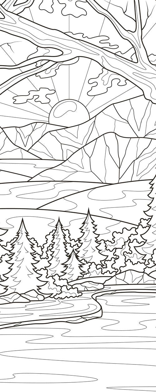 Mes marque-pages à colorier Balade en forêt – Kit créatif avec crayons inclus Editions Marabout