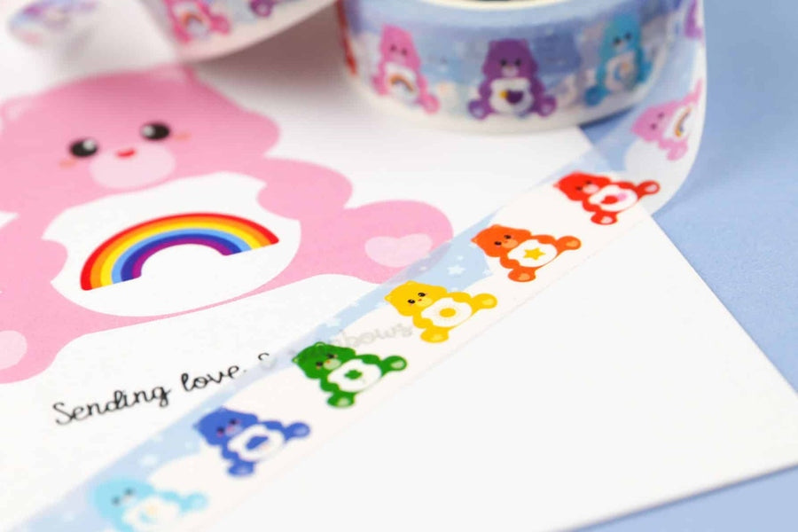 Washi Tape Care Bears – Ruban adhésif coloré Studio Inktvis Bullet Journal studio inktvis