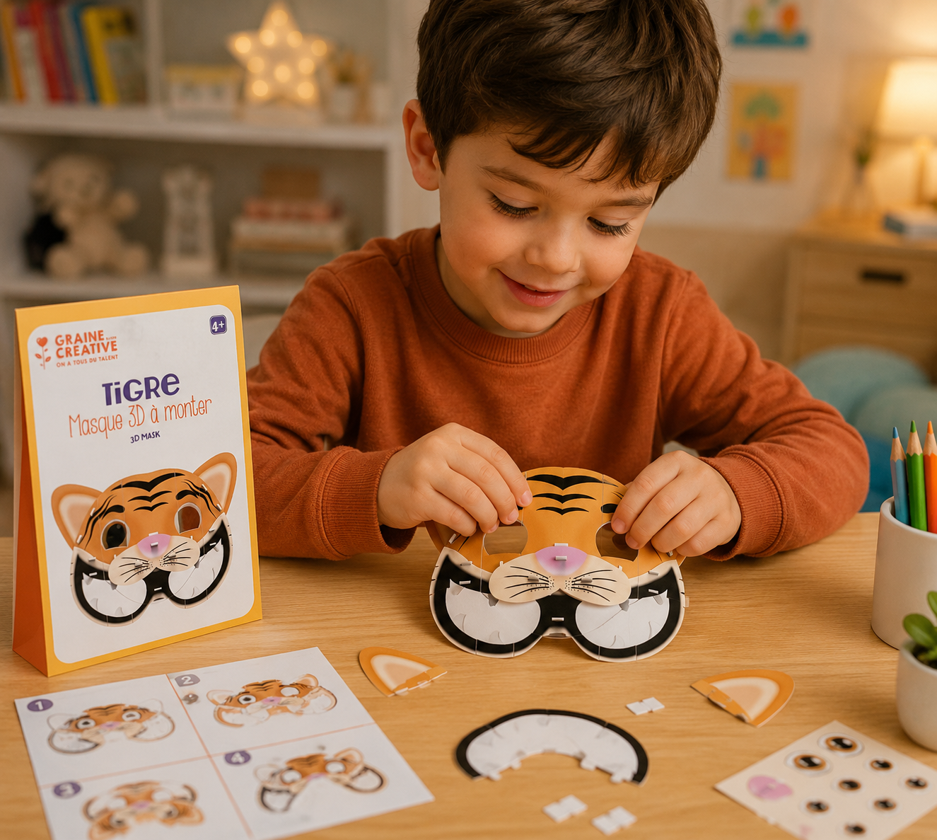 BOX Créative N°3 – Activités Manuelles Enfants 3 à 6 Ans GRAINE CREATIVE