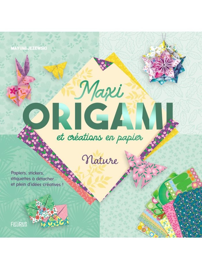 Bloc Maxi Origami et Créations en Papier Nature