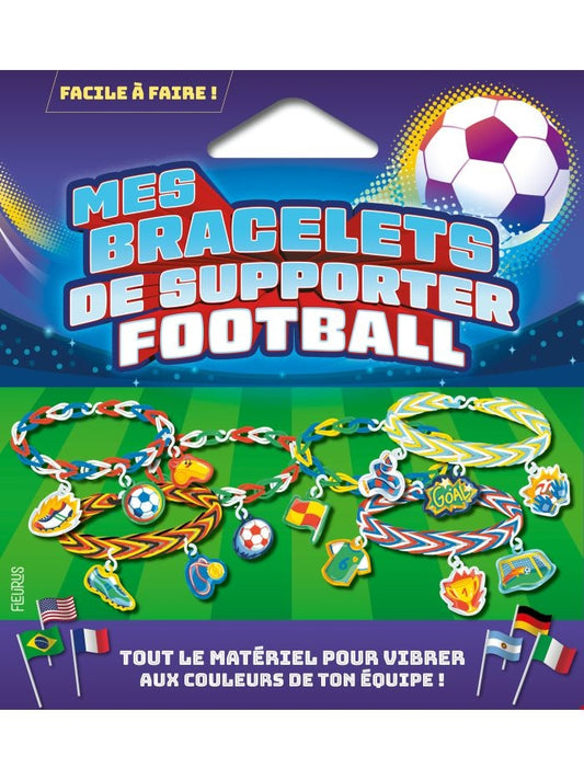 Mes Bracelets de Supporter Football – Kit Créatif Bracelets en Élastiques Edition Fleurus