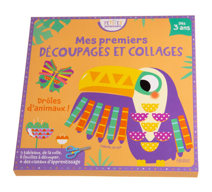 Coffret Mes Premiers Découpages et Collages Drôles d'Animaux