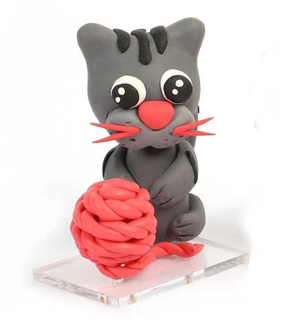 Kit Fimo Mallette Ninja le Chat – Figurine à Modeler GRAINE CREATIVE