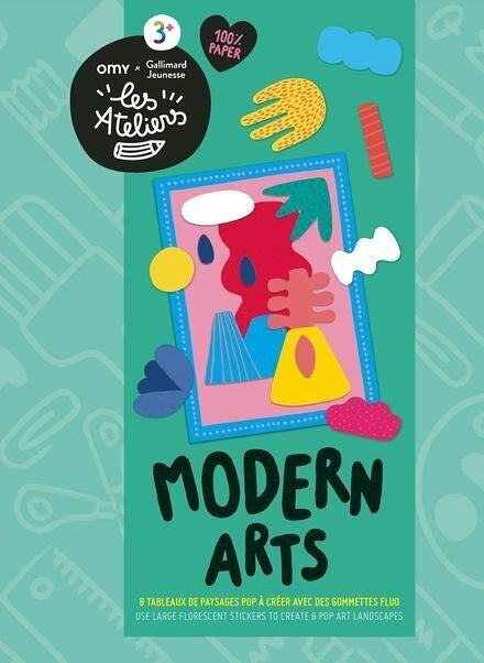 MODERN ART – Kit créatif 8 tableaux à composer dès 3 ans | OMY x Gallimard les Ateliers OMY & Gallimard Jeunesse