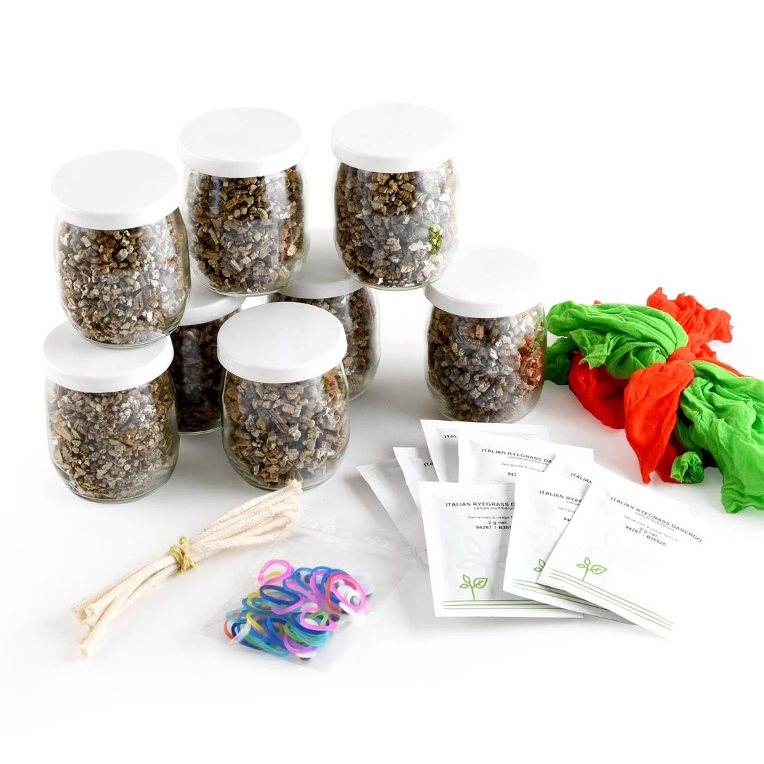 Kit Créatif Monsieur Patate – 8 Têtes à Faire Pousser | Activité Anniversaire Enfant Radis et Capucine