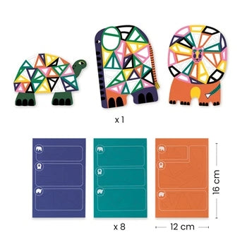 Pièces de mosaïque faciles à manipuler pour jeunes enfants