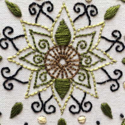 Kit de Broderie Grenouille – Motif fun à broder à la main | Avec ou sans cerceau Cinnamon