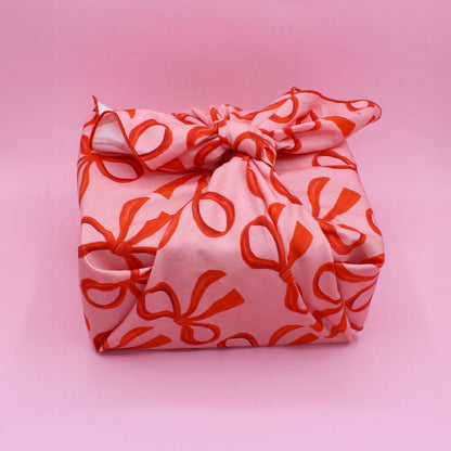 Furoshiki Nœuds en coton – Emballage cadeau zéro déchet (4 tailles) Machatatelier
