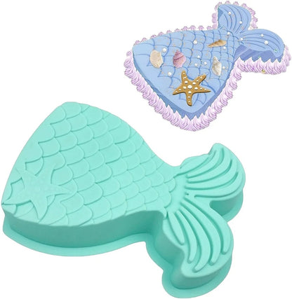 Kit pâtisserie sirène enfant – Moule gâteau + décoration 5 ans+ BoxCanDIY