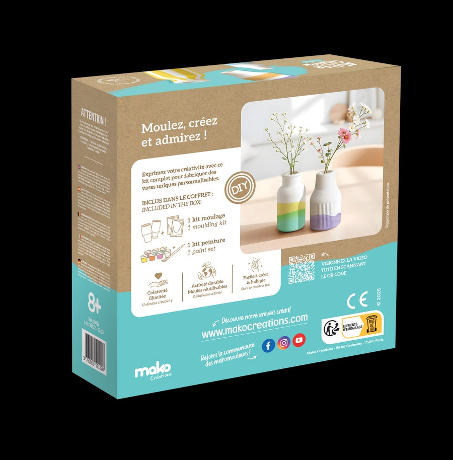 Moules en silicone solides pour créer 2 vases DIY