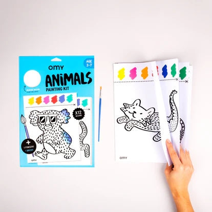 Kit de peinture et de coloriage Omy “Animaux” omy