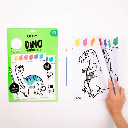 Kit de peinture et coloriage Omy “Dino” omy
