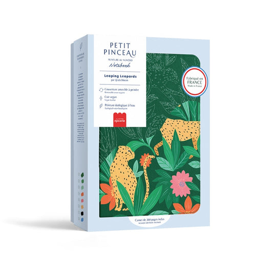 Carnet créatif A5 à peindre motif léopards La Petite Épicerie