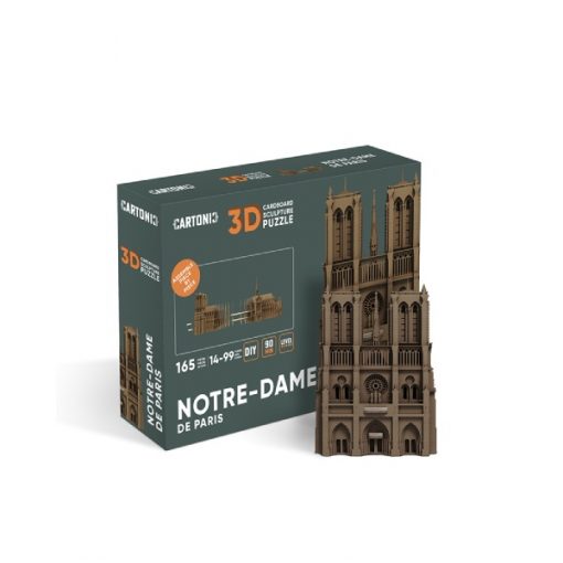 Puzzle 3D en carton CARTONIC® Modèle Notre Dame de Paris