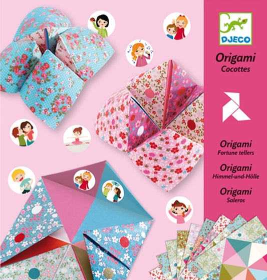 Origami Cocottes à Gages Djeco – Kit Créatif Pliage Papier Enfant Djeco