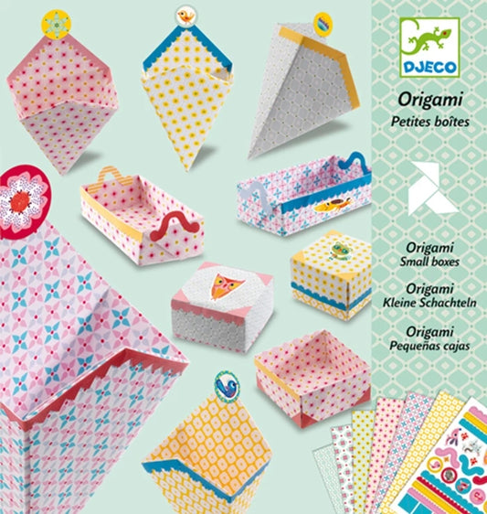 Origami Petites Boîtes Djeco – Kit Créatif Pliage Papier Enfant Djeco