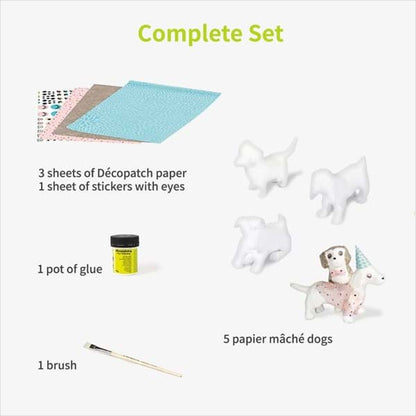 Kit complet Coffret créatif / Chien Décopatch Decopatch