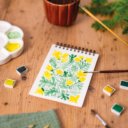 Carnet de Coloriage A6 – Motifs Floraux | Maison Joliette | Fabriqué en Franc