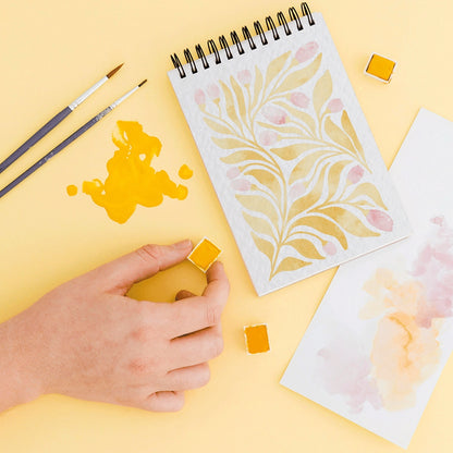 Carnet de Coloriage A6 – Motifs Floraux | Maison Joliette | Fabriqué en Franc