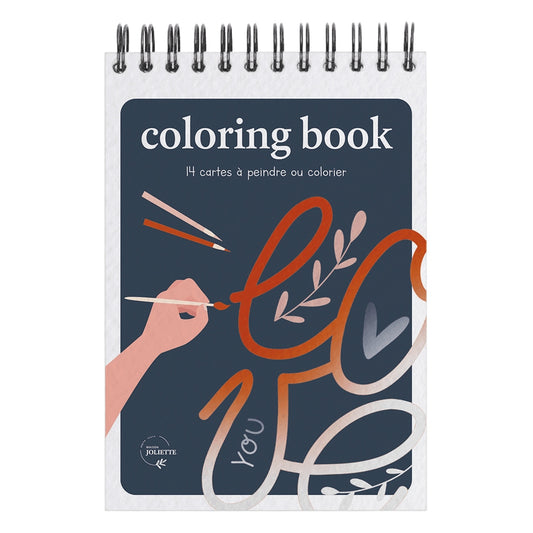 Carnet de Coloriage A6 – Love | Maison Joliette | Fabriqué en France Maison Joliette