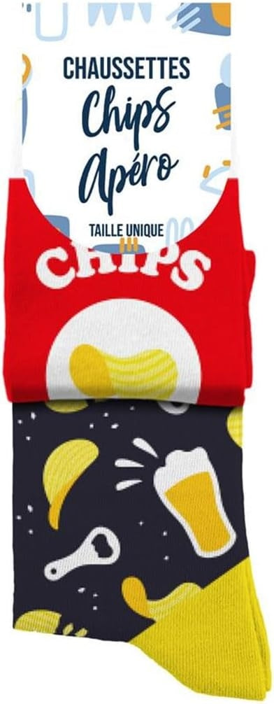 idée cadeau chaussettes humoristiques apéro soirée