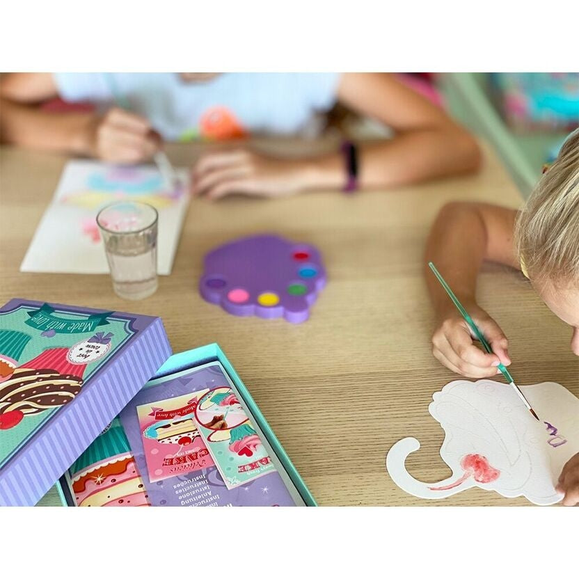 Coffret Aquarelle Sweet Treats BOX CANDIY® – Kit Créatif Gourmand Enfant dès 6 ans BoxCanDIY
