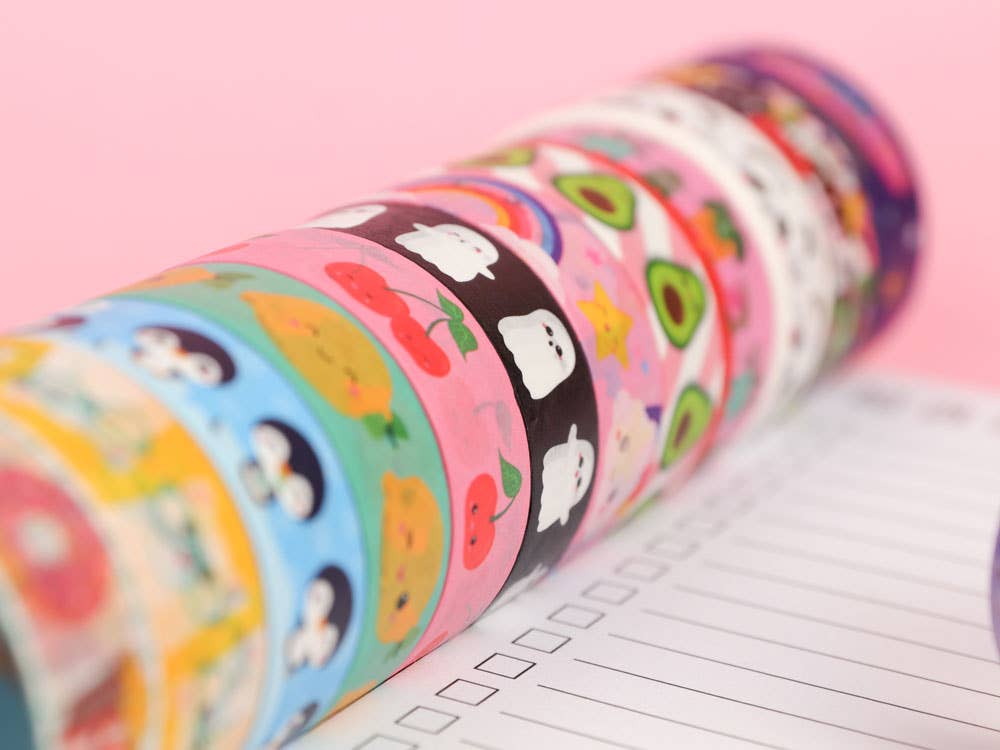 Washi Tape Cerises – Ruban Adhésif Kawaii Scrapbooking & Bullet Journal Studio Inktvis B.V.