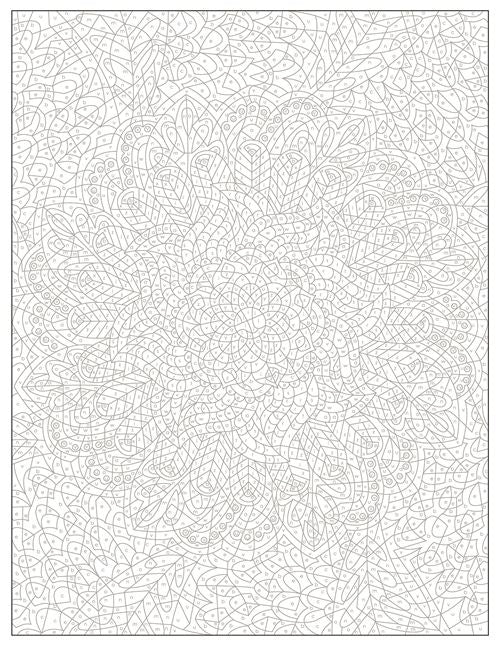 Coloriages mystères Mandalas végétaux – Livre de coloriage relaxant Edition Marabout Editions Marabout