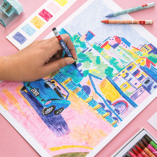 Petit Pastel – Drive | Coffret pastel par numéro créatif & relaxant LA PETITE EPICERIE