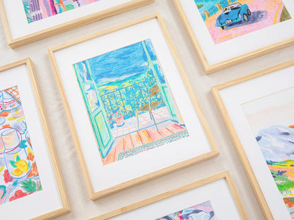 Coffret Pastel au Numéro – Petit Pastel “La mer pour horizon” | Art Relaxant LA PETITE EPICERIE