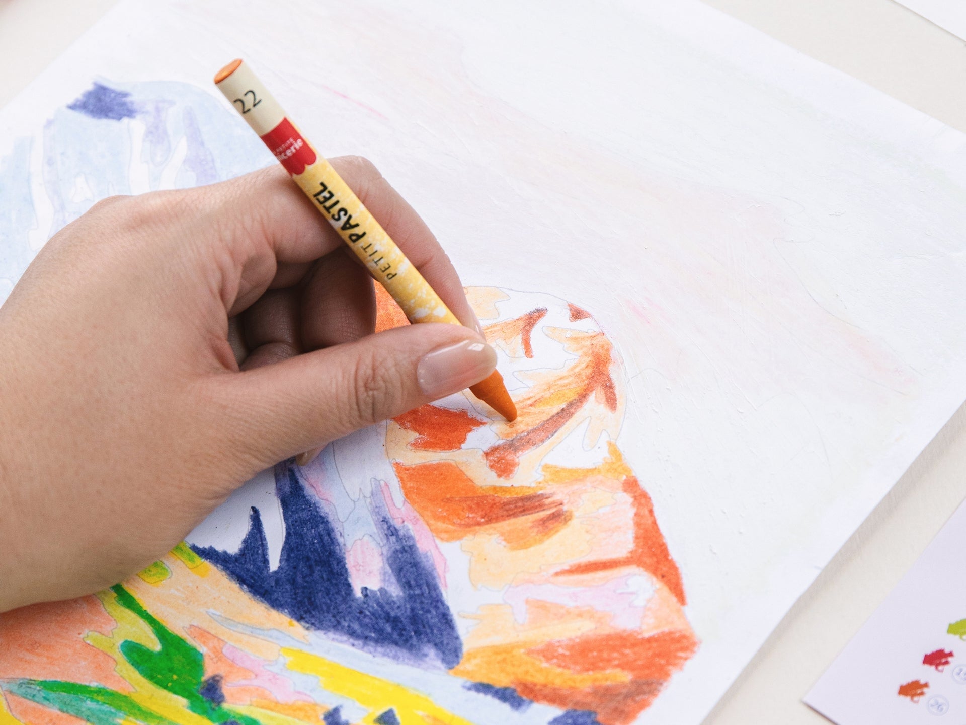 Coffret Pastel au Numéro – Petit Pastel “Au Grand Baöu” | Paysage Montagne LA PETITE EPICERIE